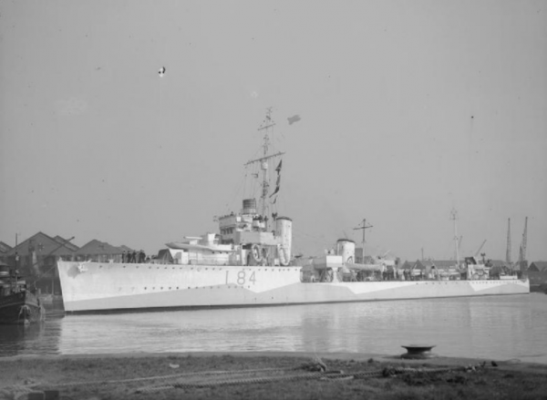 HMS Keppel 1943 CR